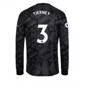 Herren Fußballbekleidung Arsenal Kieran Tierney #3 Auswärtstrikot 2022-23 Langarm